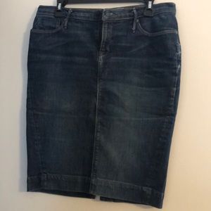 Banana republic denim skirt